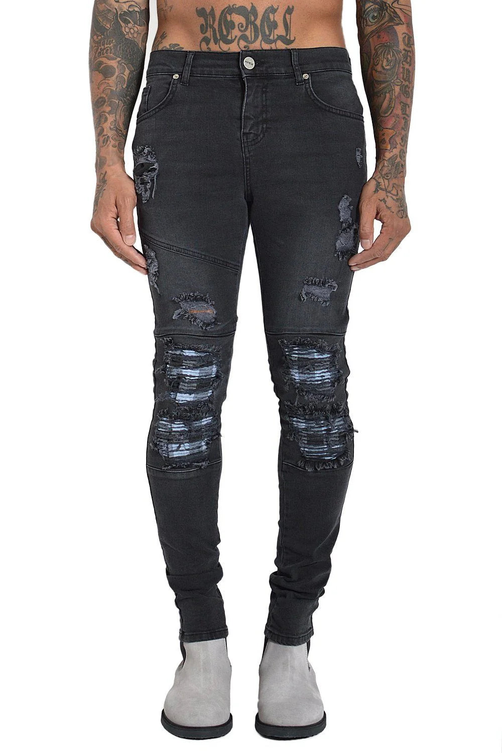 Carlos Jeans Stonewash Black
